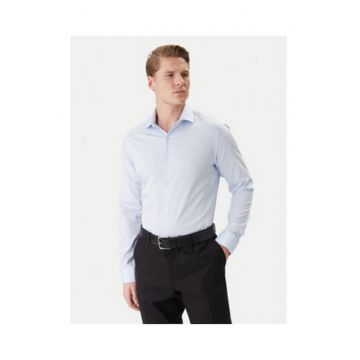 Camasa slim fit din amestec de bumbac si lyocell
