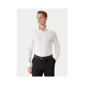 Camasa slim fit din amestec de bumbac -