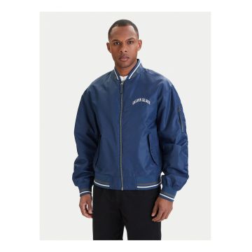 Geaca bomber cu logo print