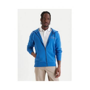 Hanorac regular fit cu fermoar