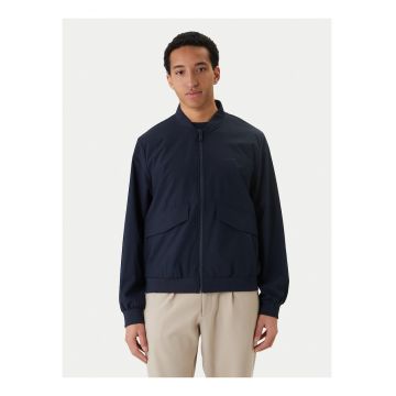 Jacheta bomber cu model uni si fermoar