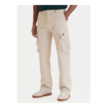 Pantaloni cargo cu talie medie