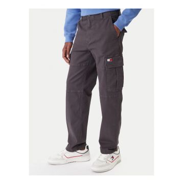 Pantaloni cargo din amestec de bumbac