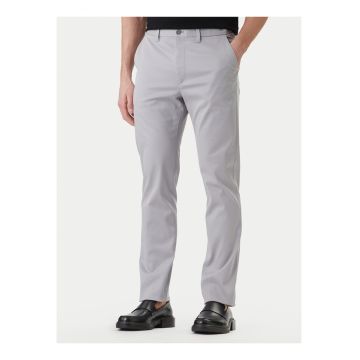 Pantaloni chino din bumbac cu talie medie