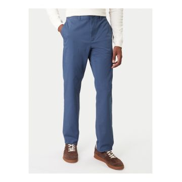 Pantaloni chino drepti cu model uni -