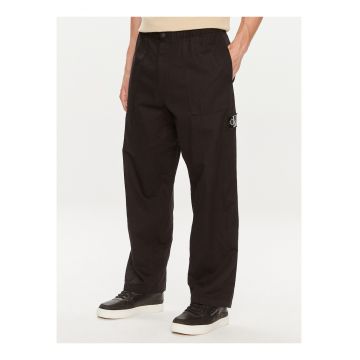 Pantaloni drepti din bumbac si in