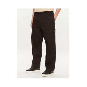 Pantaloni drepti din bumbac si in