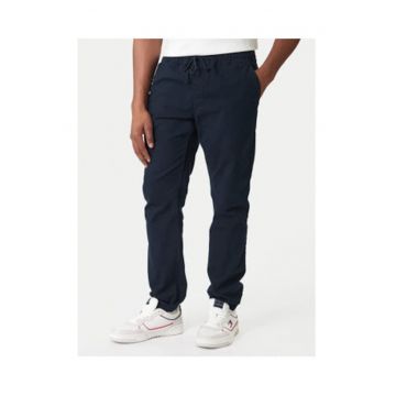 Pantaloni relaxed fit cu snur in talie