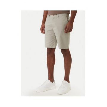 Pantaloni scurti chino skinny din amestec de bumbac
