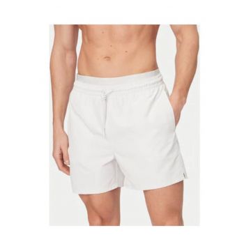 Pantaloni scurti de baie cu buzunare laterale si snur in talie
