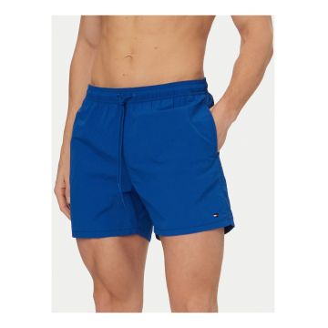 Pantaloni scurti de baie cu buzunare si logo