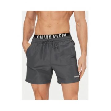 Pantaloni scurti de baie cu buzunare si snur in talie