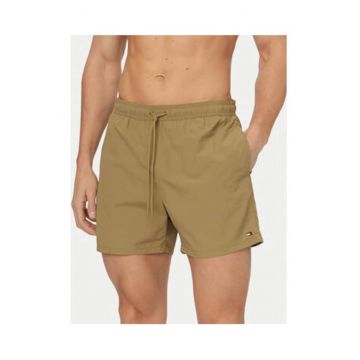 Pantaloni scurti de baie cu insertie elastica in talie