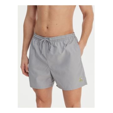 Pantaloni scurti de baie cu logo - buzunare si snur in talie