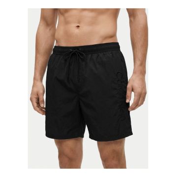 Pantaloni scurti de baie cu snur si talie elastica si snur