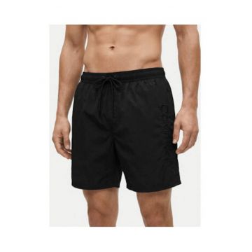 Pantaloni scurti de baie cu snur si talie elastica si snur