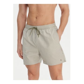 Pantaloni scurti de baie cu snur - talie elastica si un buzunar pe partea din spate