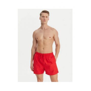 Pantaloni scurti de baie cu talie elastica - buzunare si snur