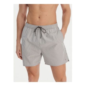 Pantaloni scurti de baie cu talie elastica - snur si buzunare
