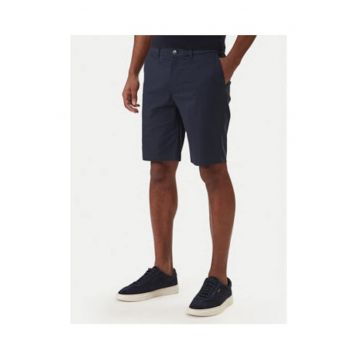 Pantaloni scurti din amestec de bumbac cu croiala dreapta