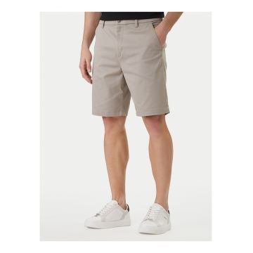 Pantaloni scurti din bumbac cu croiala dreapta