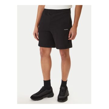Pantaloni scurti din bumbac cu snur de ajustare in talie