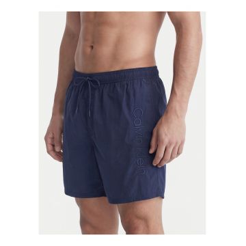 Pantaloni scurti regular fit de baie cu talie elastica cu snur