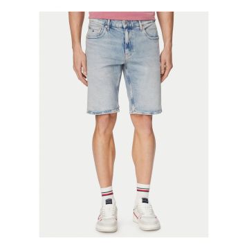 Pantaloni scurti slim fit din denim