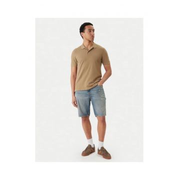 Pantaloni scurti uni din denim cu buzunare