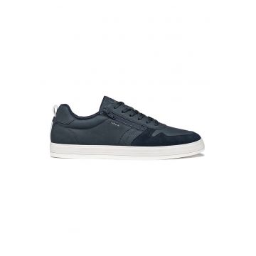Pantofi sport Serifos low cut cu garnituri de piele - Albastru ultramarin