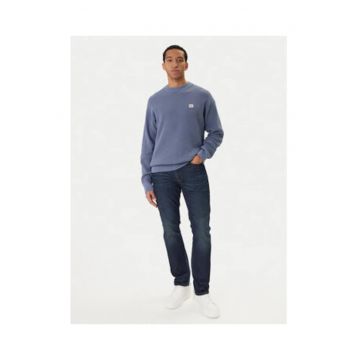 Pulover regular fit cu aspect texturat