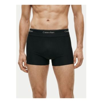 Slip din material elastic cu model uni si banda logo in talie
