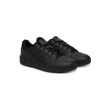 Tenisi barbati -  piele ecologica - negru - stil sportiv -