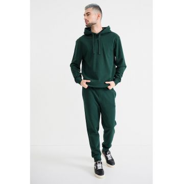 Trening lejer de bumbac Dapodayote - Verde englez -