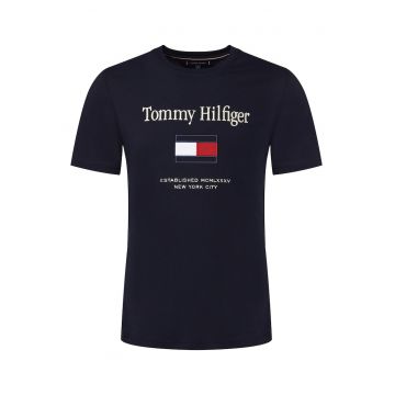 Tricou cu print logo. -