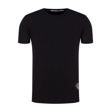 Tricou din amestec de bumbac organic - Negru