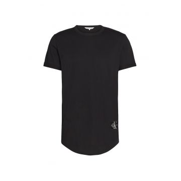 Tricou din amestec de bumbac organic - Negru