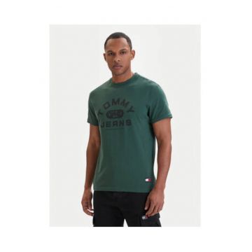 Tricou din bumbac cu imprimeu logo .