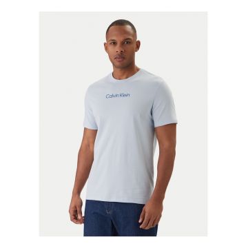 Tricou din bumbac cu logo discret pe piept -