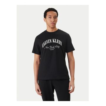 Tricou din bumbac cu logo print