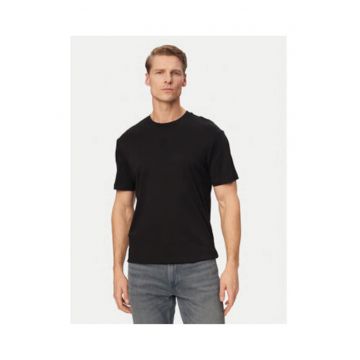 Tricou din bumbac cu model uni