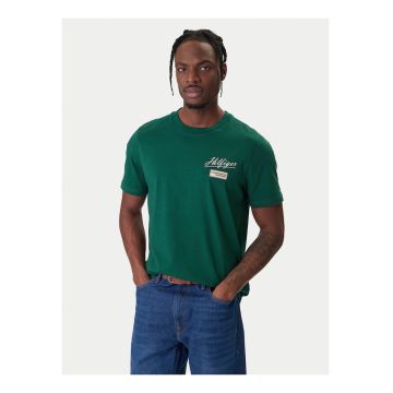 Tricou din bumbac cu print logo.