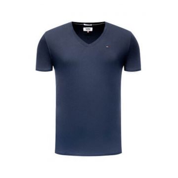 Tricou in V din bumbac -