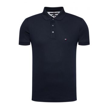 Tricou polo cu croiala slim fit -