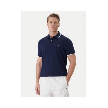 Tricou Polo cu detalii contrastante