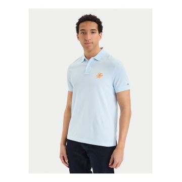 Tricou polo cu detalu brodat