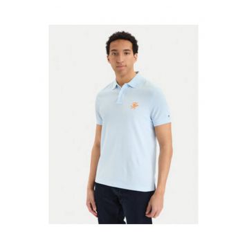 Tricou polo cu detalu brodat