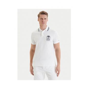 Tricou polo cu imprimeu logo -