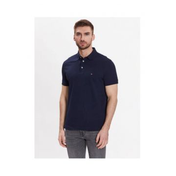 Tricou polo cu logo discret -