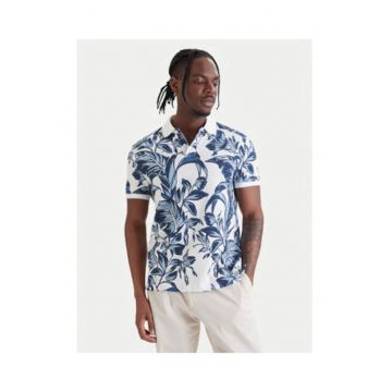Tricou polo cu model -